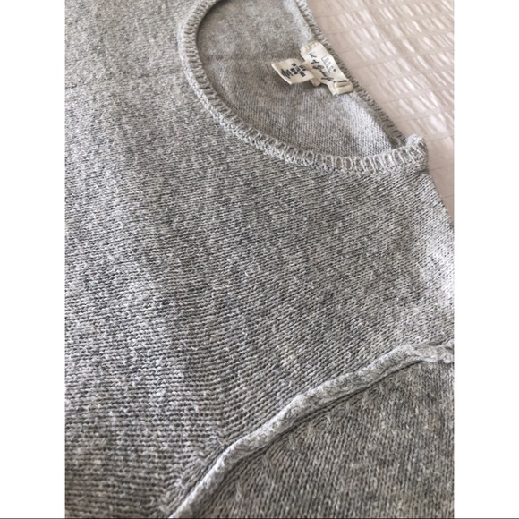 Raw Hemmed & Seamed Grey Sweater - Picture 5 of 14